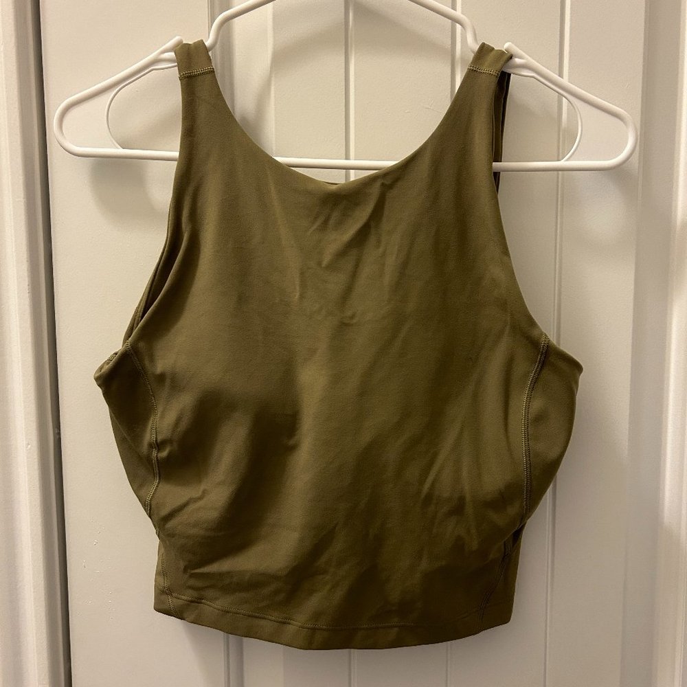 Lululemon Green High Neck Align Tank